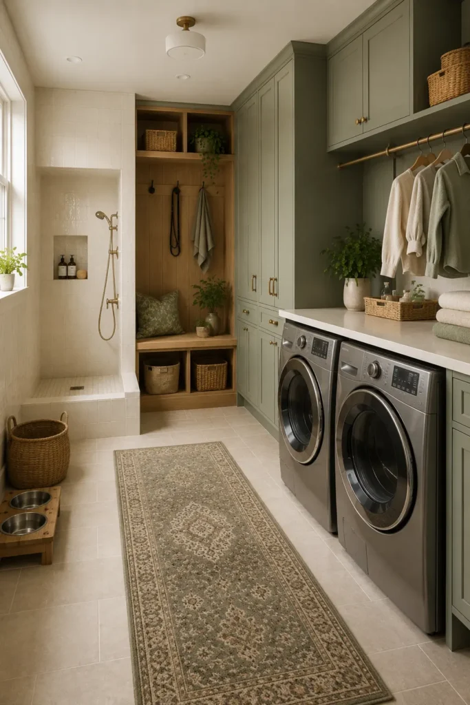 Pet Spa Mudroom Laundry room.