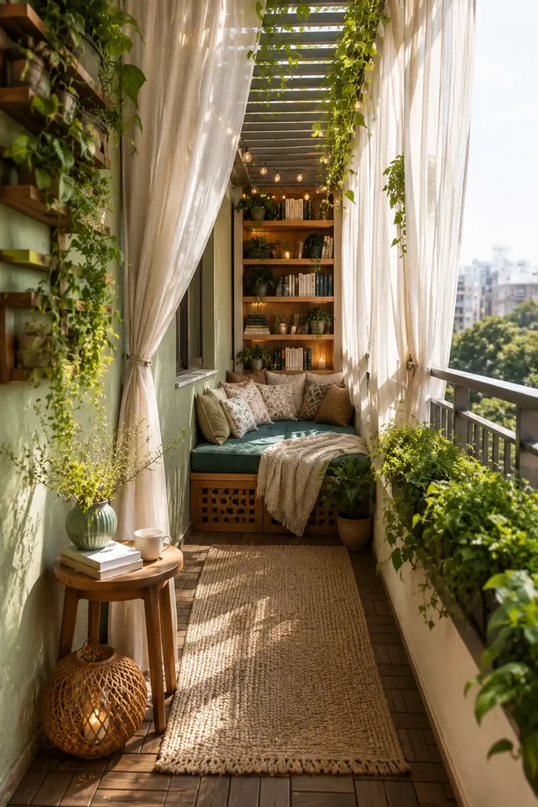 14 Narrow Balcony Ideas That Turn Awkward Spaces Into Cozy Outdoor Escapes