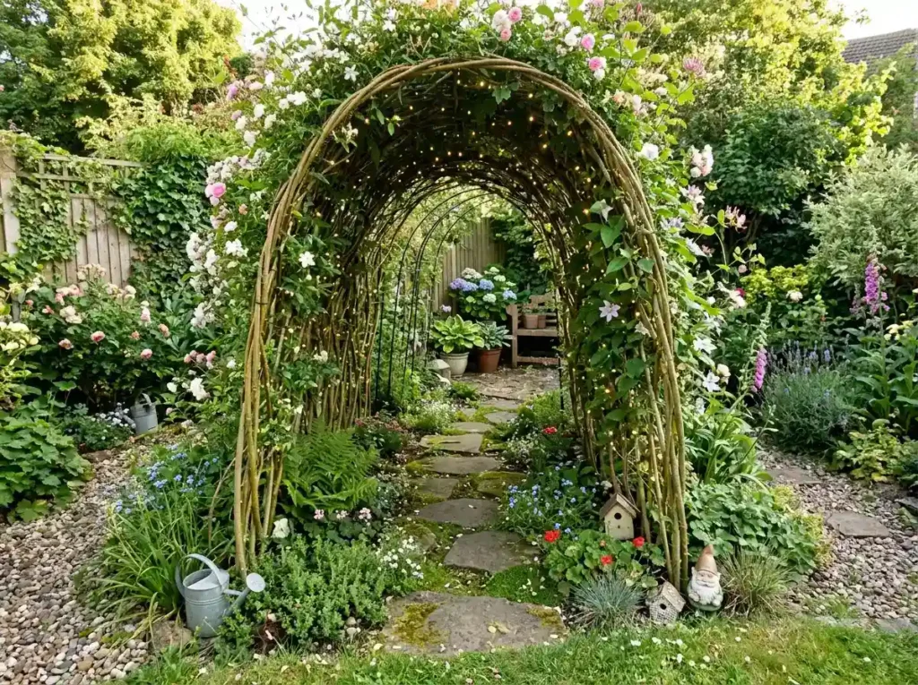 secret magical tunnel idea for kids backyard