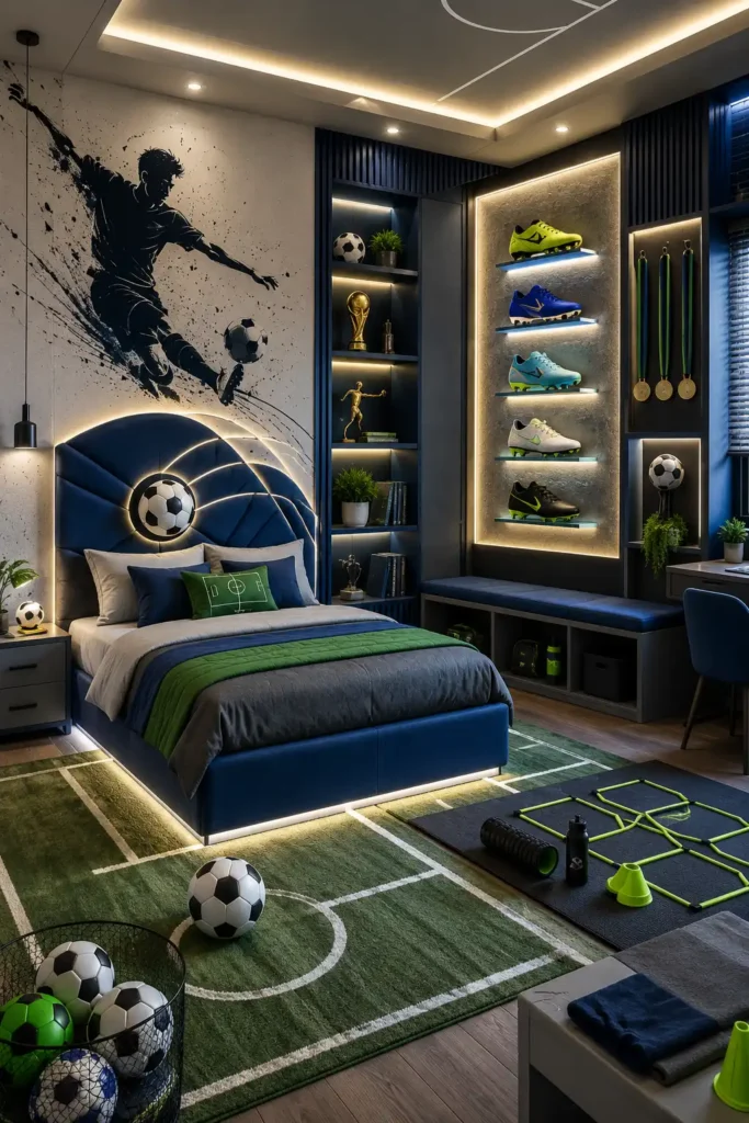 The Future Football Star Bedroom Idea