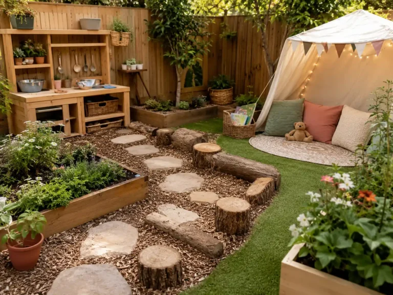 12 Small backyard Ideas for kdis