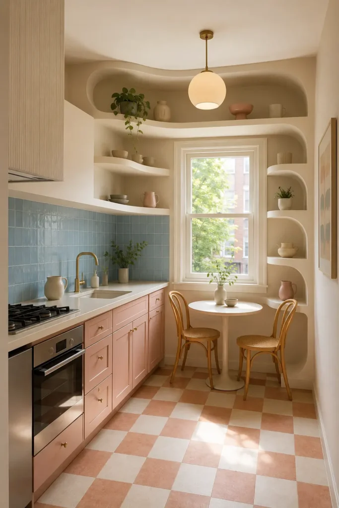  playful apartment kitchen inspiration for a Bloxburg build.