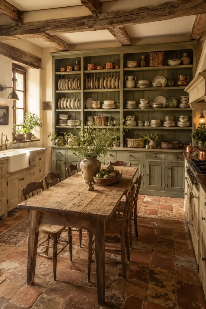  rustic farmhouse kitchen inspiration for a Bloxburg build.