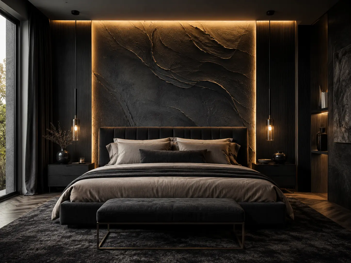 13 black bedroom ideas